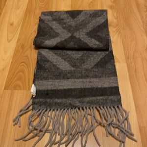 Wool and cashmere multi gray scarf